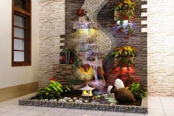 Hòn non bộ trong nhà